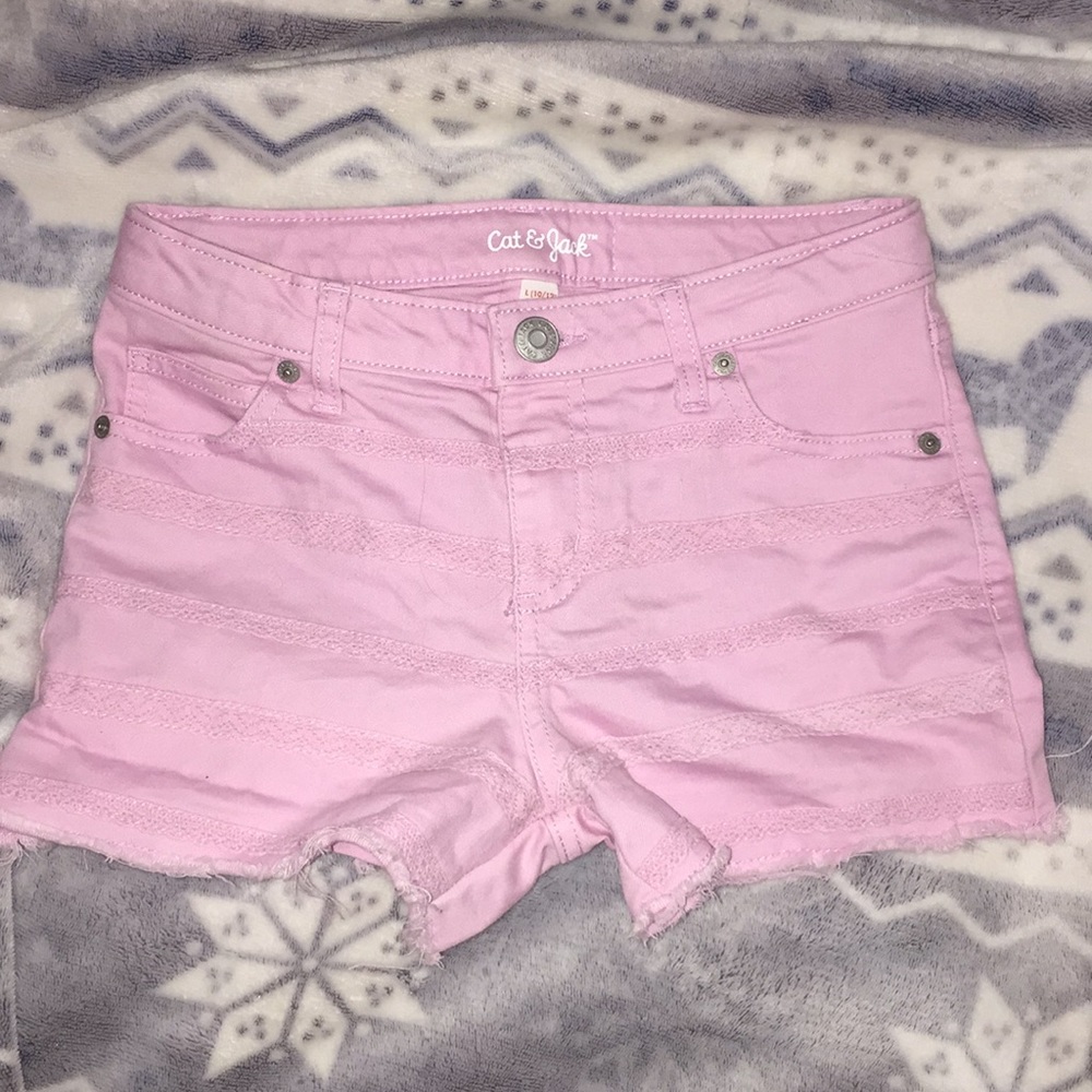 Size 10/12 cat and jack pink shorts